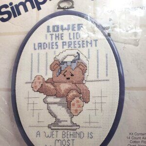 Simplicity Dear Johns Cross Stitch-ladies present